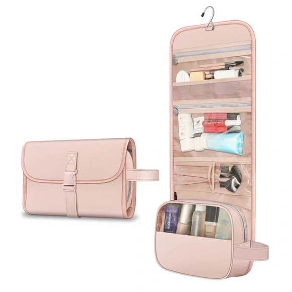 Pink Travel Hanging Toiletry Bag - Picture 1 of 4